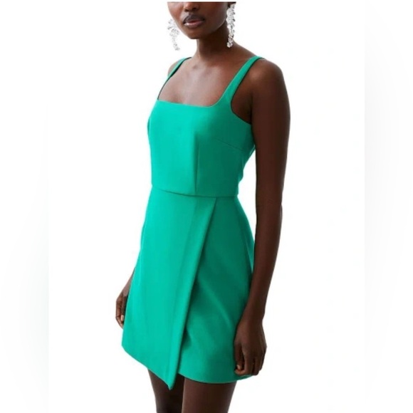 French Connection Green A-line Mini Dress - Picture 2 of 10